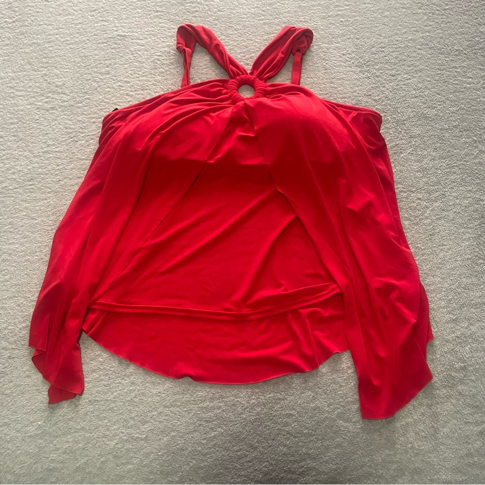 Magicsuit Red Swim Top